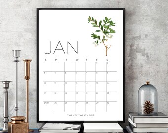 Giant Wall Calendar Etsy calendrier barclays 2021