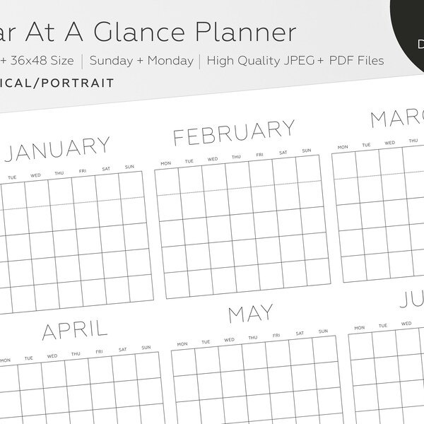 Big Ass Calendar Etsy