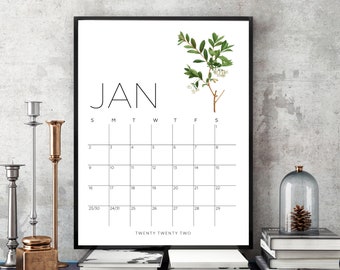 calendar large squares etsy