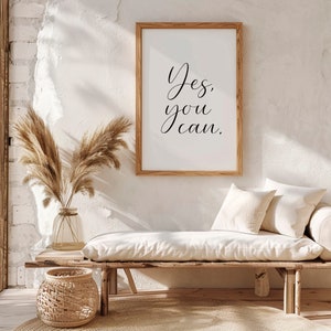 Affirmation Wandkunst, druckbare Wandkunst, druckbare Wandkunst Zitate, Zitate Wandkunst, Geschenk für sie, Affirmation Print, sofortiger Download PDF