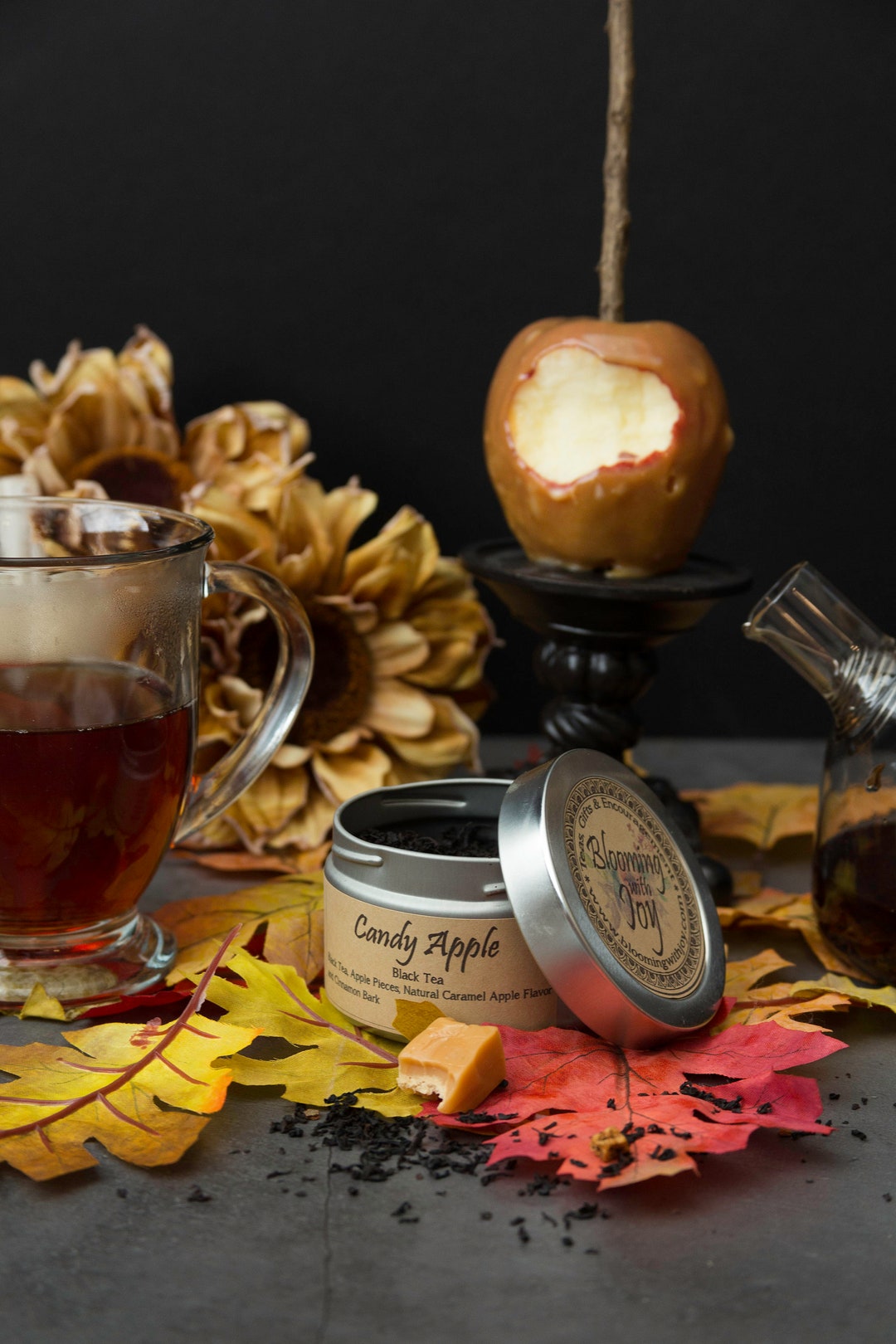 Candy Apple Tea Loose Black Tea Fall Tea Blends Loose Etsy