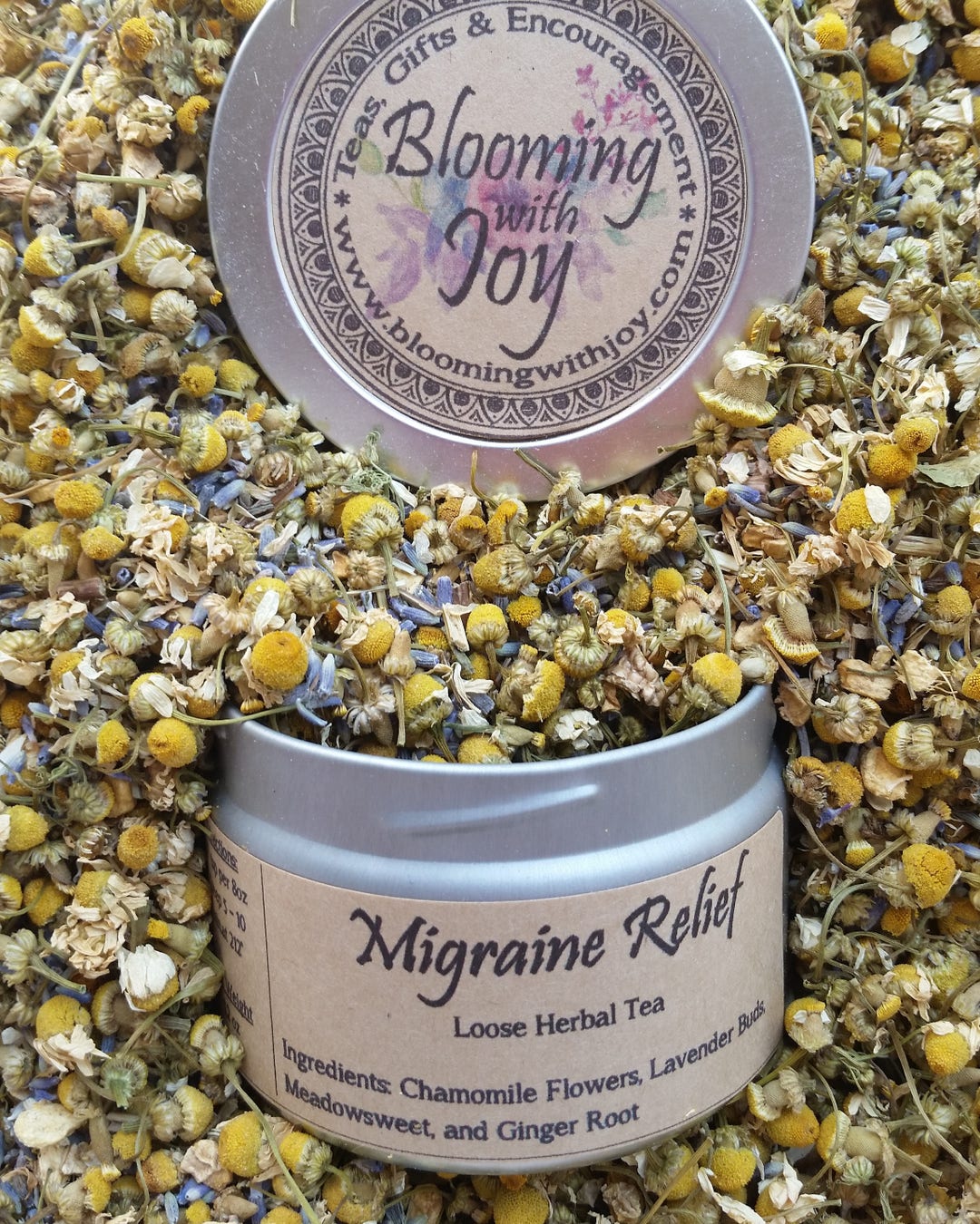 Migraine Relief Relaxing Tea Sleepy Time Tea Ginger Root Chamomile Tea