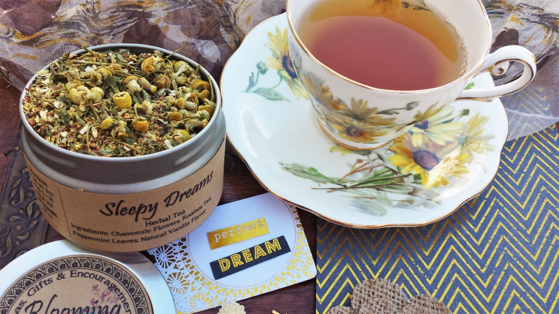 Sleepy Dream Sleepy Time Tea Mint Tea Rooibos Tea Etsy