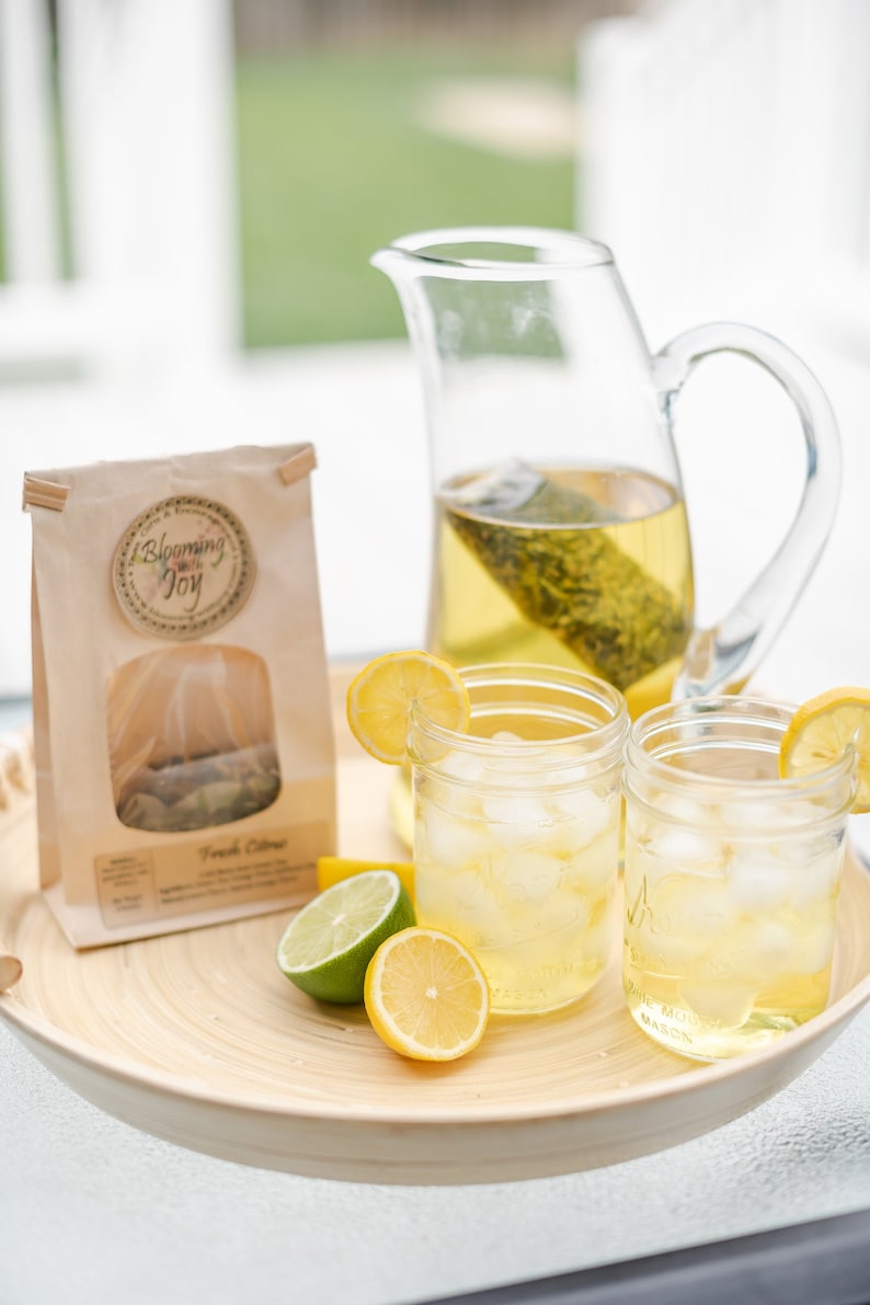 Fresh Citrus Green Tea Cold Brew Iced Tea Cold Brew Kit Citrus Tea