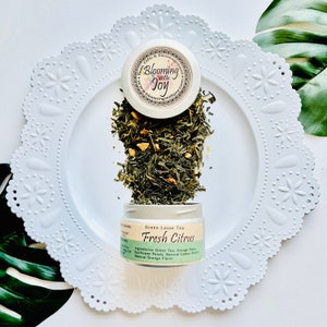 Fresh Citrus Green Tea: Lemon Lime Flavored Loose Leaf Tea