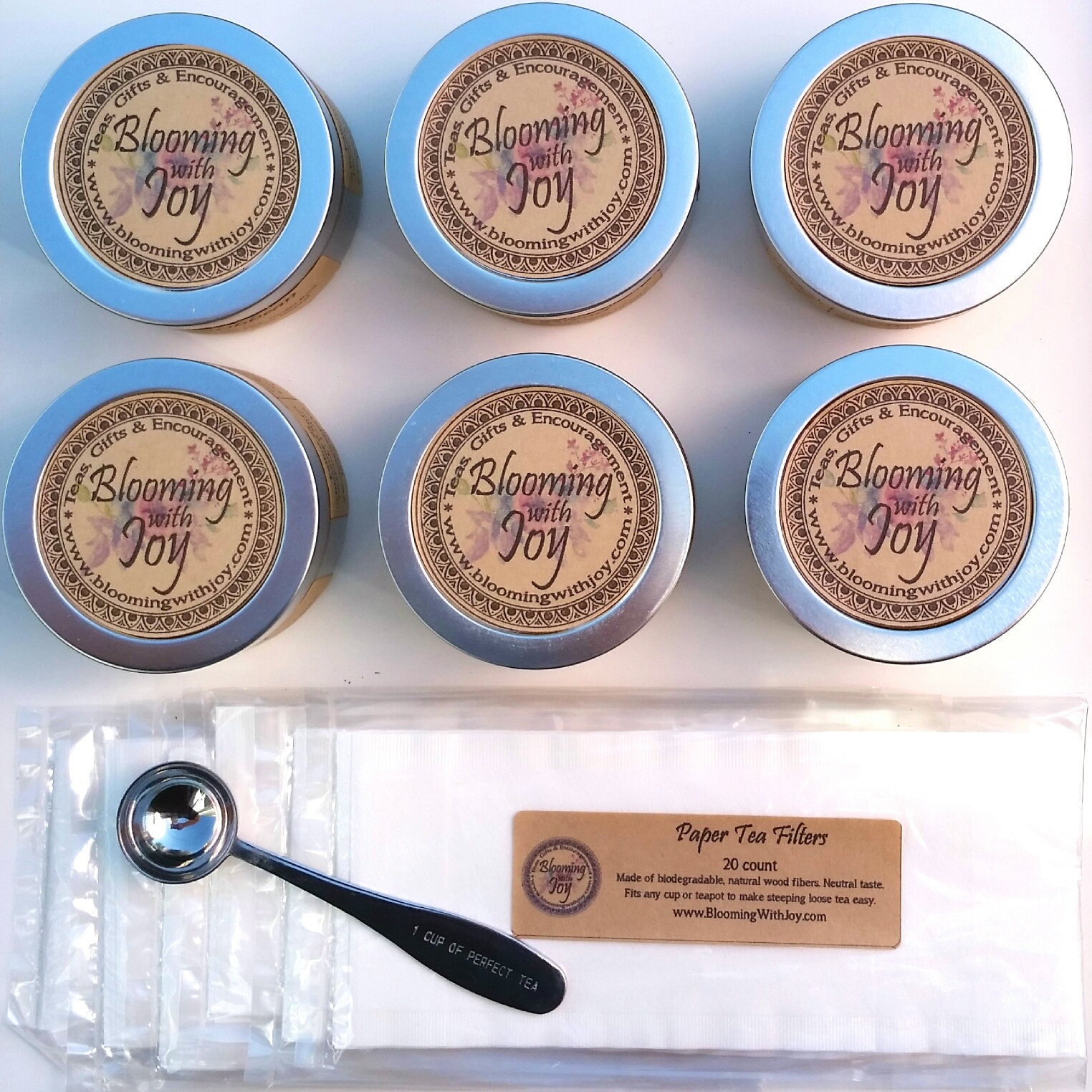 Holiday Tea Bar Loose Tea Set Loose Tea Sampler Gift Etsy