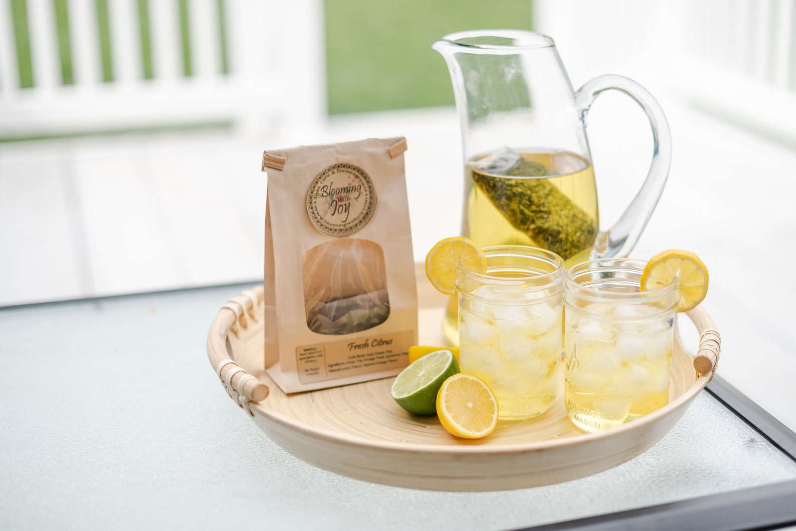 Fresh Citrus Green Tea Cold Brew Iced Tea Cold Brew Kit Citrus Tea