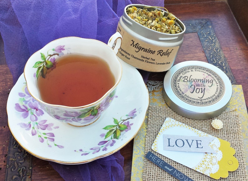 Migraine Relief Relaxing Tea Sleepy Time Tea Ginger Root Etsy