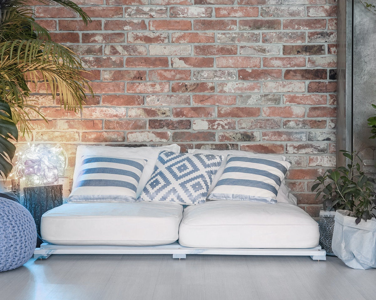 Entryway Bench Cushion & Pillow COVER Sofa Pillow Covers Etsy