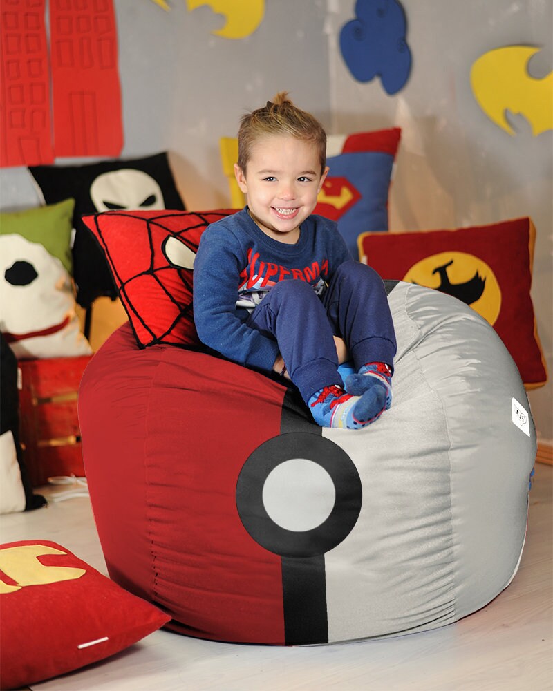 Pokemon bean bag chair cover Pokemon chair Bean bag Pokemon Etsy