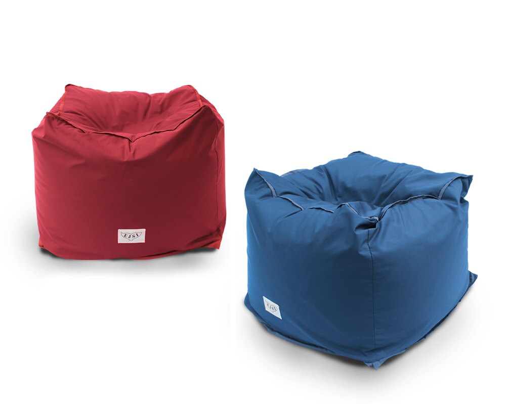 Soft pouf Ottoman Tuffet Pouf Foot rest Floor pouf Floor Etsy