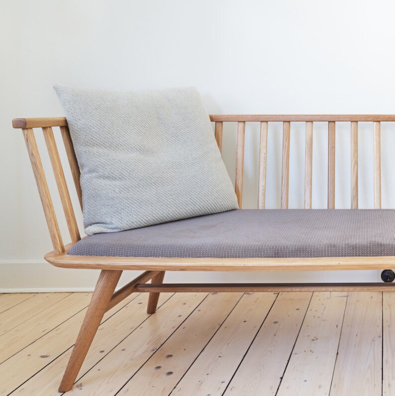 Gray Bench Cushion & Pillow COVER Bench Pillows Daybed Etsy