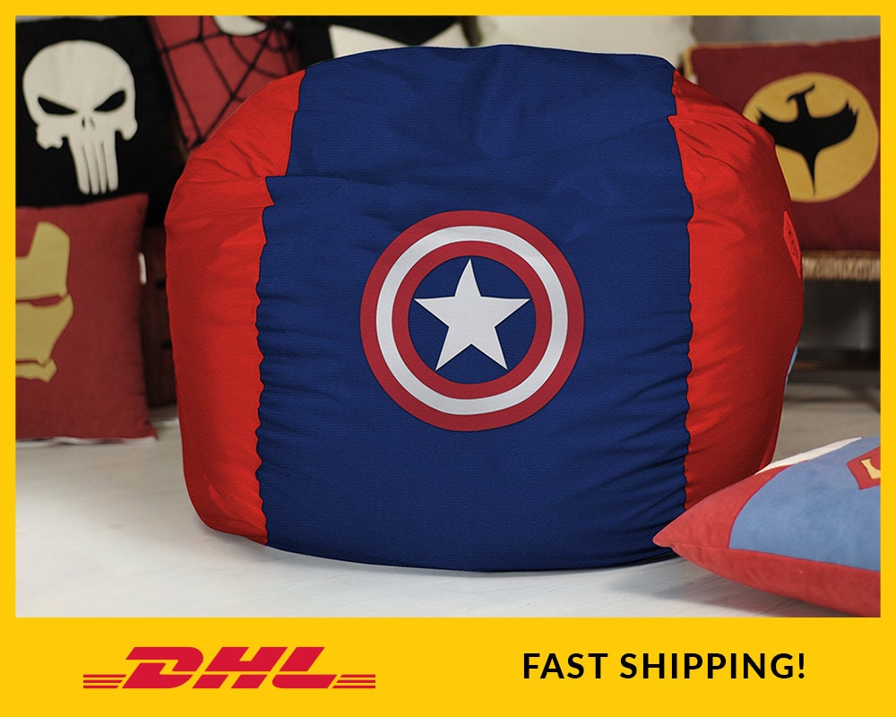 America Shield Captain America Bean Bag Chair Marvel Bean Bag