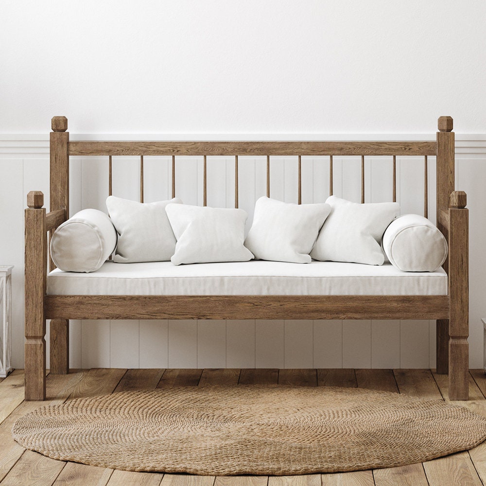 Bench Cushion & Pillow COVER Bench Pillows DayBed Cushion Etsy