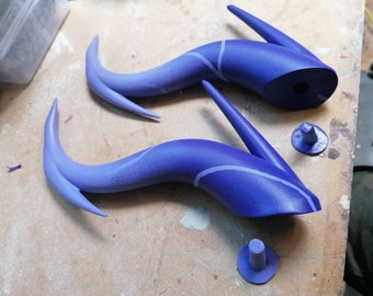 Archivo stl 3d de Aaravos Horns El Príncipe Dragón