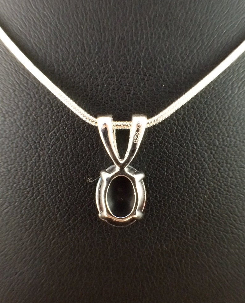 Australian Triplet 9x7mm Jewellery 18ct White Gold Plated Chain and Certificate included Genuine Opal Necklace Pendant Jewelry