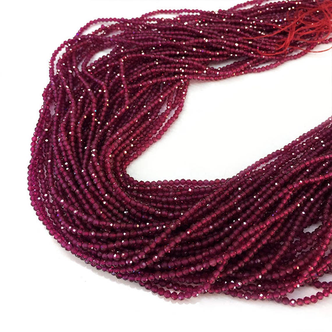 Natural Ruby Beads 2mm Ruby Round beads Faceted Ruby Beads Etsy