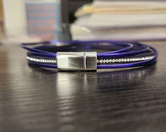 purple wrap bracelet