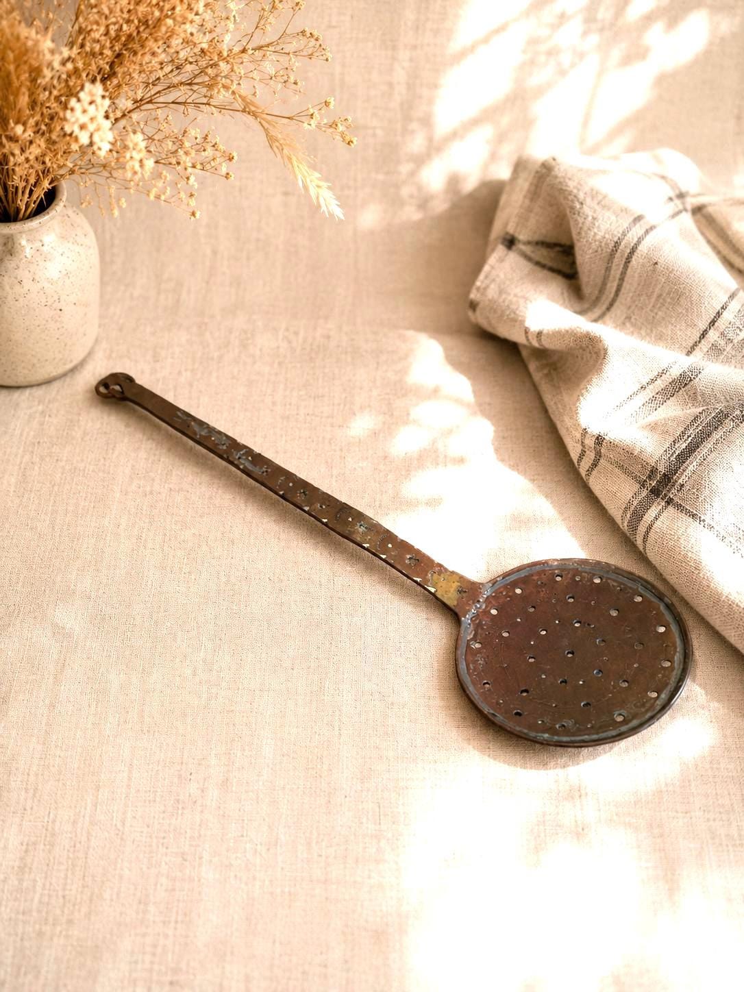Vintage Copper Skimmer - Etsy