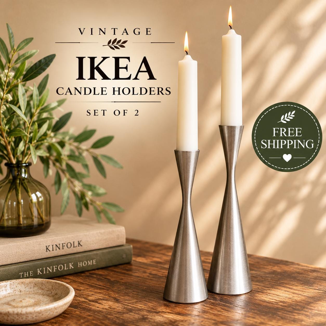 Vintage Ikea Candlestick - Etsy