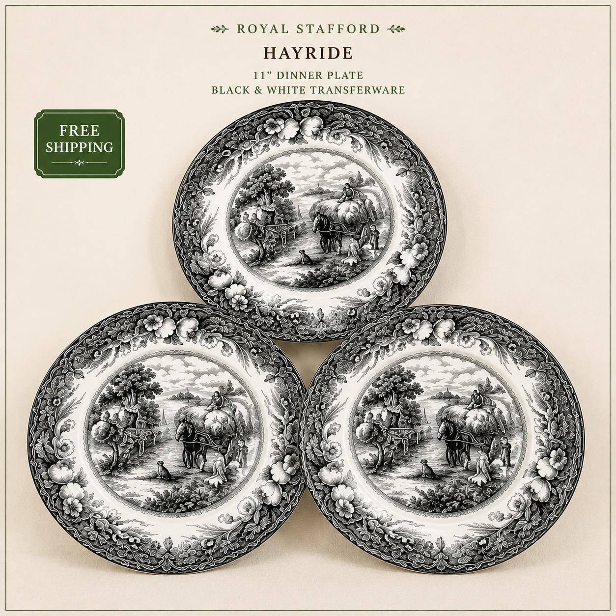 Royal Stafford Black and White - Etsy