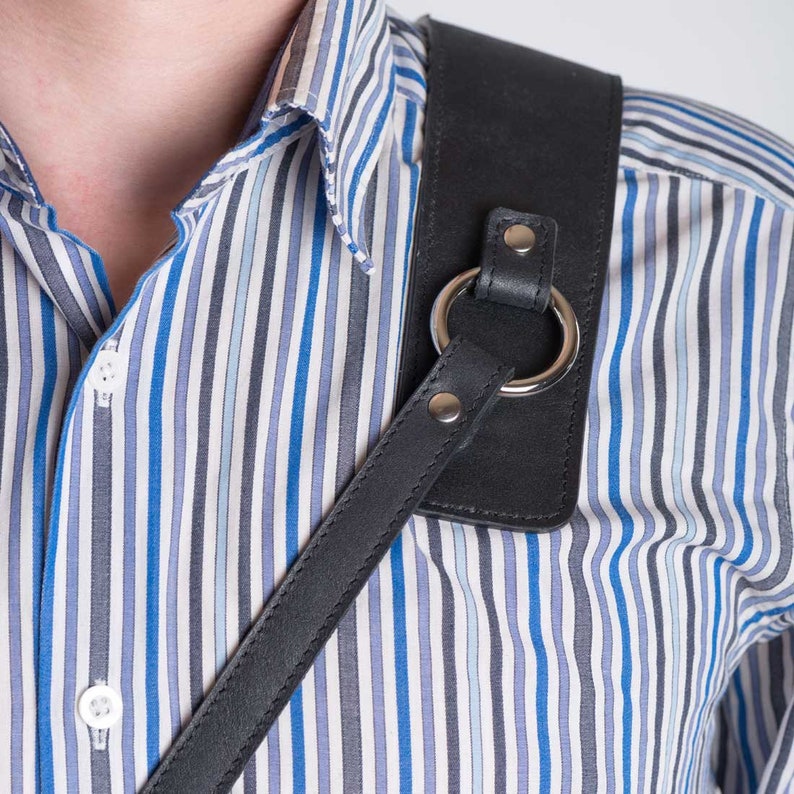 Leather Camera Strap|Personalized Camera Strap|Black Camera Strap