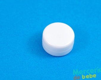 Sound effects for baby toys: rattle - white - diameter 22 mm