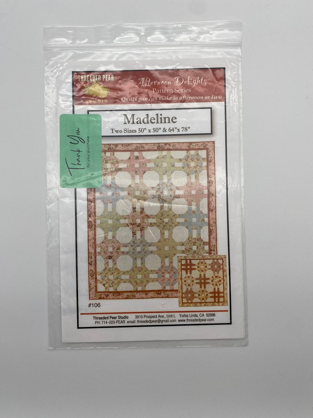 Madeline Quilt Pattern Etsy