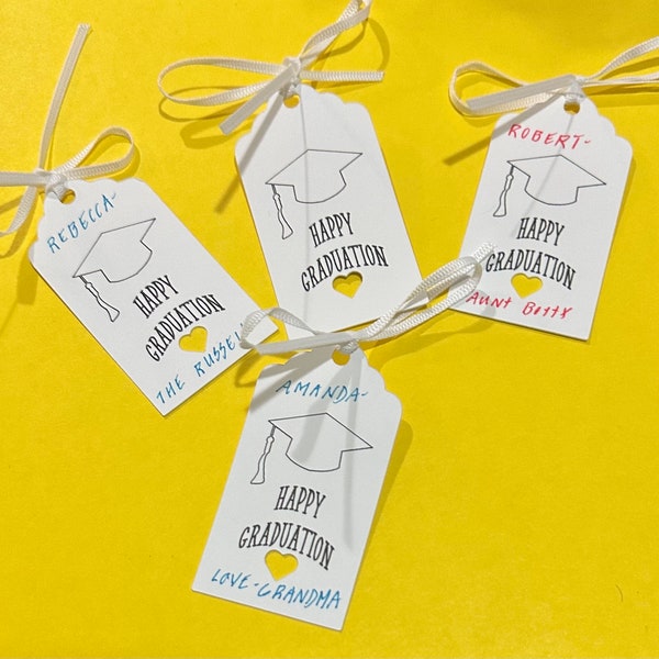 Happy Graduation Gift Tag/Graduation gift tag/Graduation party/High School Grad/College Grad/New Grad gift/Tags for Grad gifts