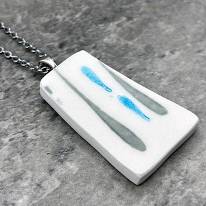 Royal China My Blue Heaven Pendant on Stainless Steel Chain