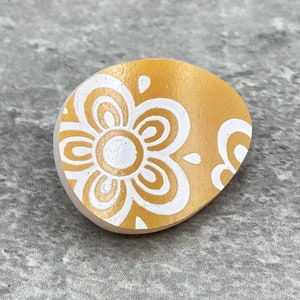 Butterfly Gold Broken Pyrex Brooch