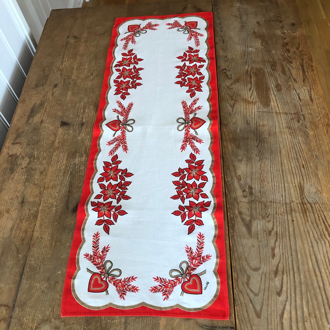 Vintage Christmas Table Runner 