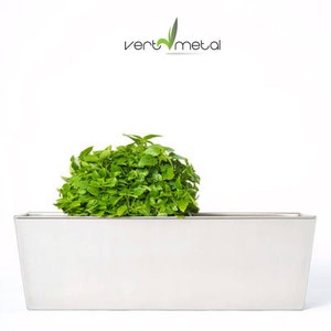 Stainless steel 18 x 6 planter image 2