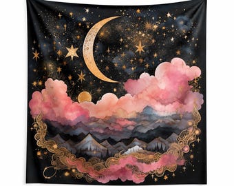 Moon Altar Cloth, Whimsigoth Decor