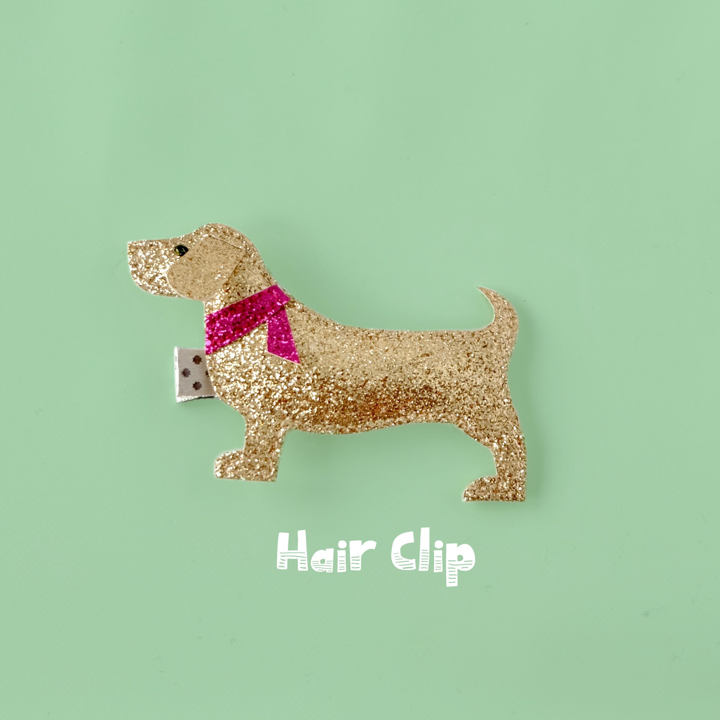 Hair Clip with Animal Hair Clip for Girls Dog Lovers Gift Etsy