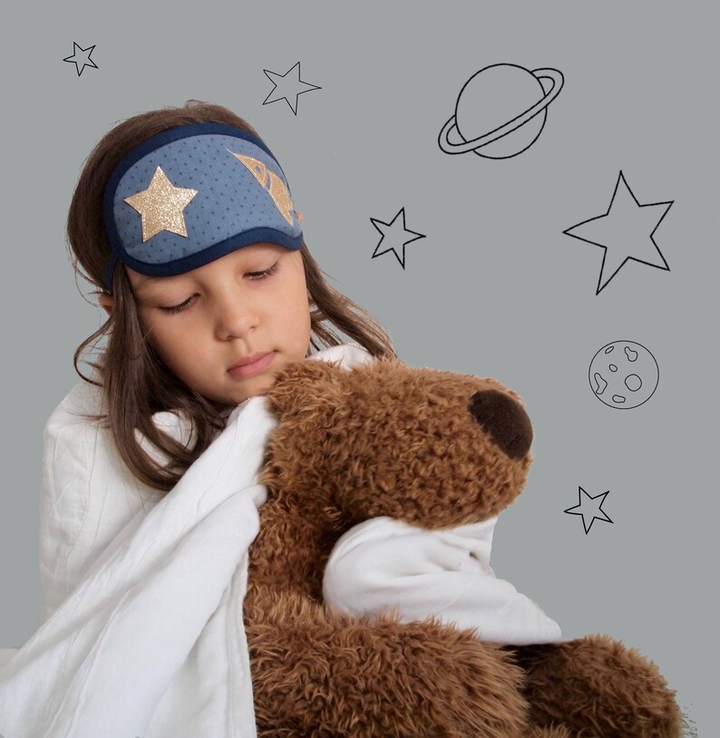 Sleep Mask for Kids Stars and Moon Eye Mask Cute Unisex Etsy