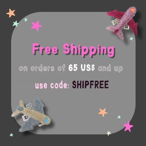 All doodlelidoo order of USD 65.00 or more ship free.  Use code SHIPFREE at checkout.