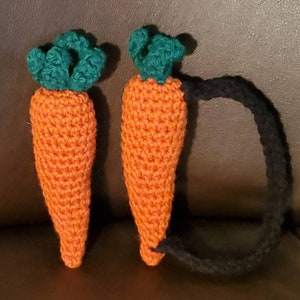 PDF crochet carrot pattern with optional strap for amigurumi or plush