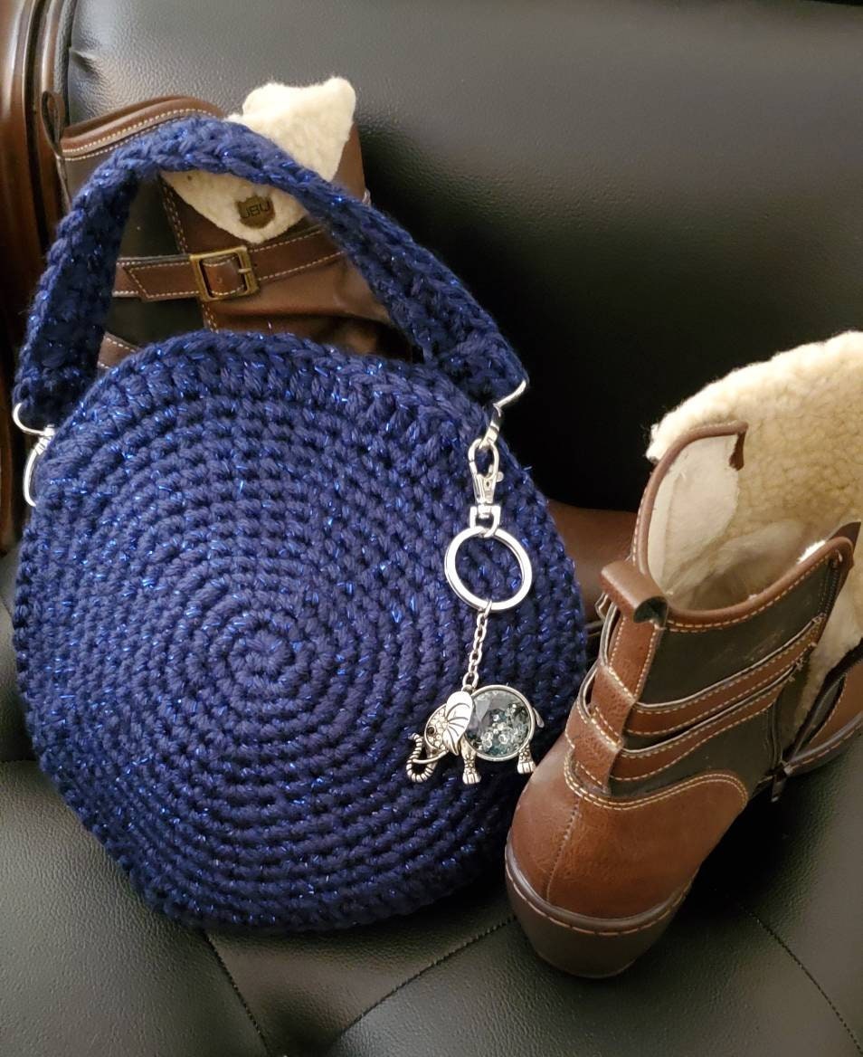 Bella Bracelet Bag PDF slanted crochet purse pattern crochet wristlet crochet bag handbag Tassen & portemonnees Handtassen Polstasjes 