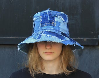 Authentic GUCCI GG Denim Bucket Hat - Etsy