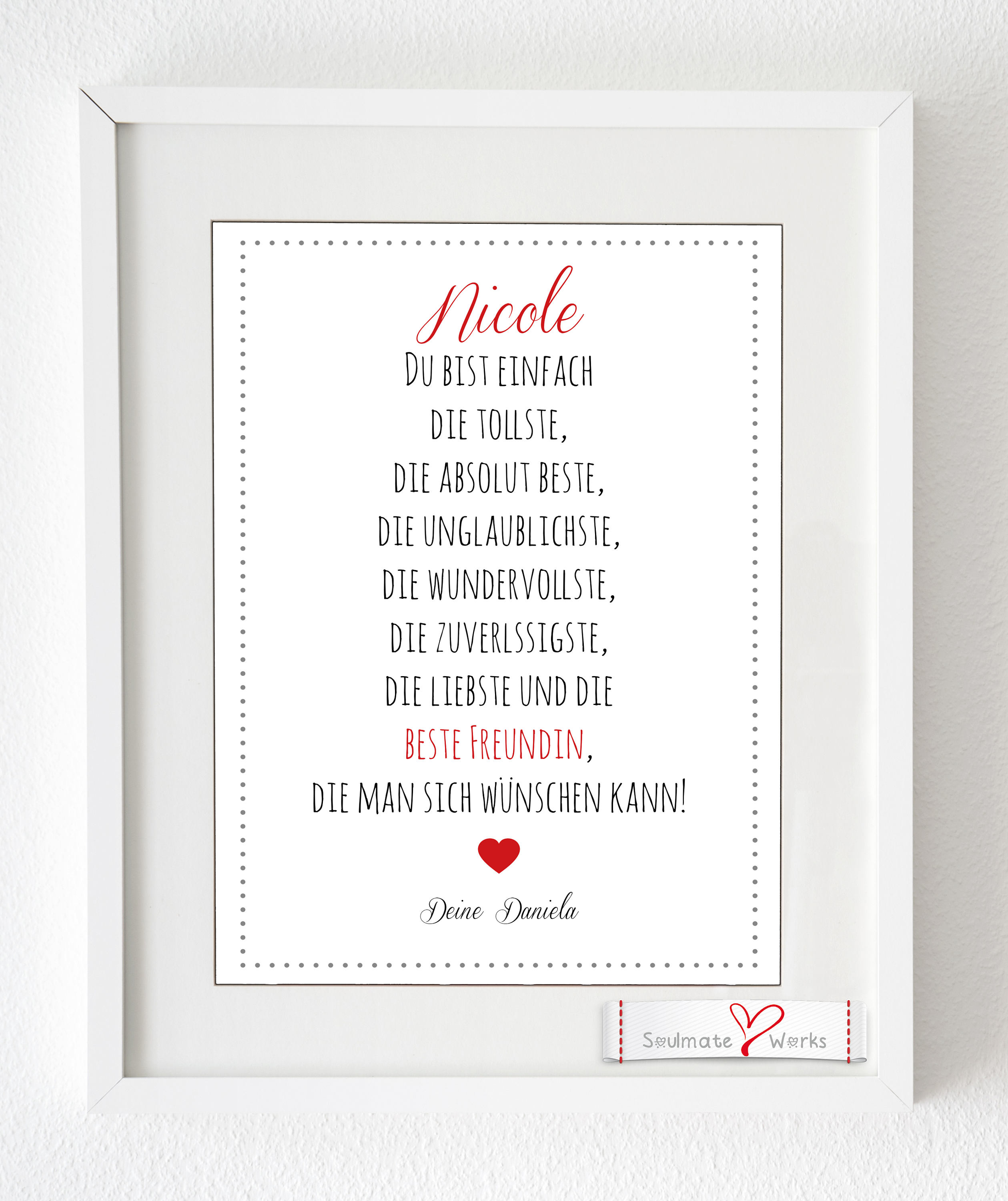 Get Here Du Bist Die Beste Freundin Die Man Sich Wünschen Kann zitate