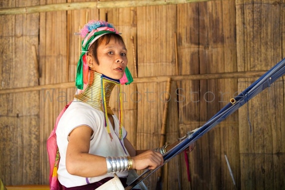 Myanmar Kayan Padaung Woman Stock Photo - Download Image Now - Neckring,  Adult, Adults Only - iStock