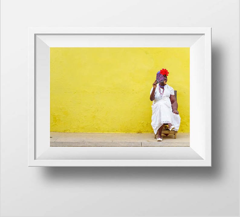 Cuba Photography, Cuban Lady with Cigar, Havana Photography, Cuba Print Art, Cigar Art, Cigar Photography, Cigar Wall Art, Smoker, Cafe shop image 9