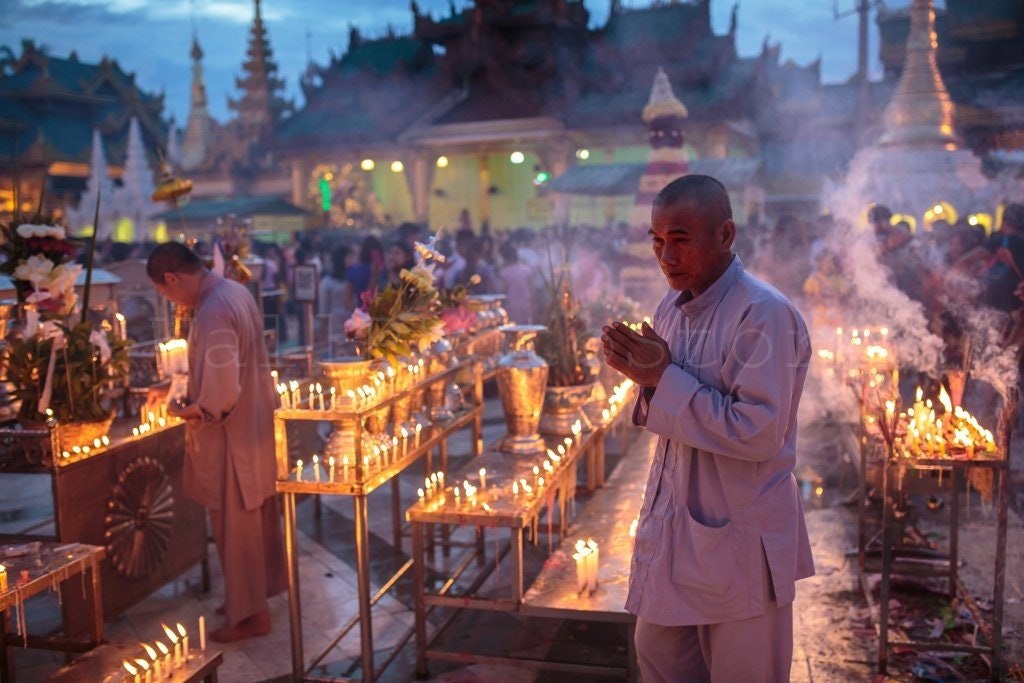 Buddhist festival on sale of light