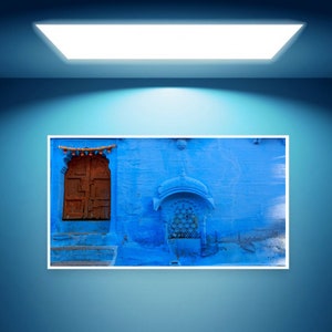 India Door Photography, Old Wood Door Blue City Jodhpur, Rajasthan, India Photography, Architecture, Fine Art Photography, India Print Art image 9