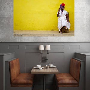 Cuba Photography, Cuban Lady with Cigar, Havana Photography, Cuba Print Art, Cigar Art, Cigar Photography, Cigar Wall Art, Smoker, Cafe shop image 8