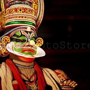 Kathakali Wall Art Set of 4, Fine Art Photography Collection, Large Wall Art Prints, Gift for Her, for Him image 5