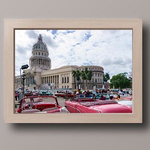 Havana Cuba Photography, Havana Print, Street Photography, Vintage Pink Car Photography, Cuba Car Wall Decor, Cuba Car Print Art, Cuban Art image 4