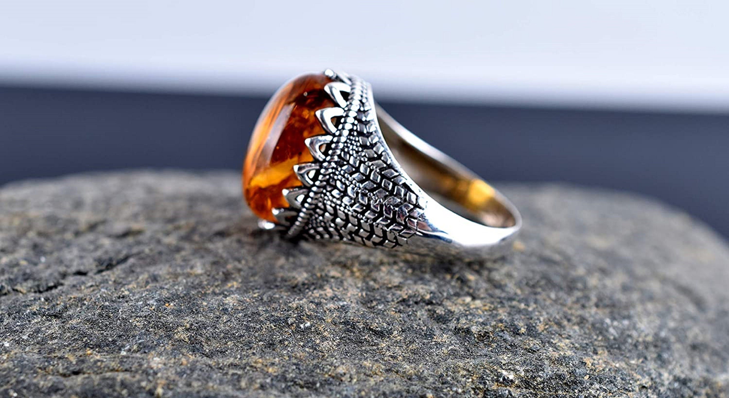 Three Stones Turquoise Baltic Amber's Ring Silver 925. Three Stones Turquoise Baltic Amber's Ring Silver 925.