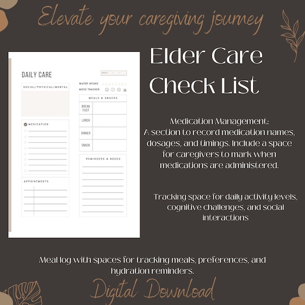 Elderly Care Checklist